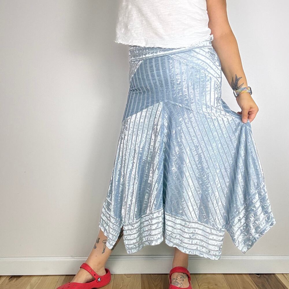 iORANE icy blue fairycore midi skirt size medium